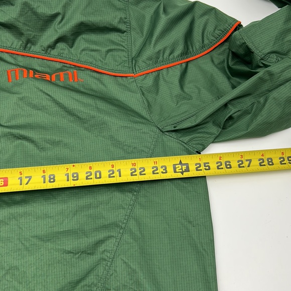 NIKE UNIVERSITY OF MIAMI HURRICANES STORM-FIT MENS SIZE MEDIUM JACKET - Picture 12 of 15